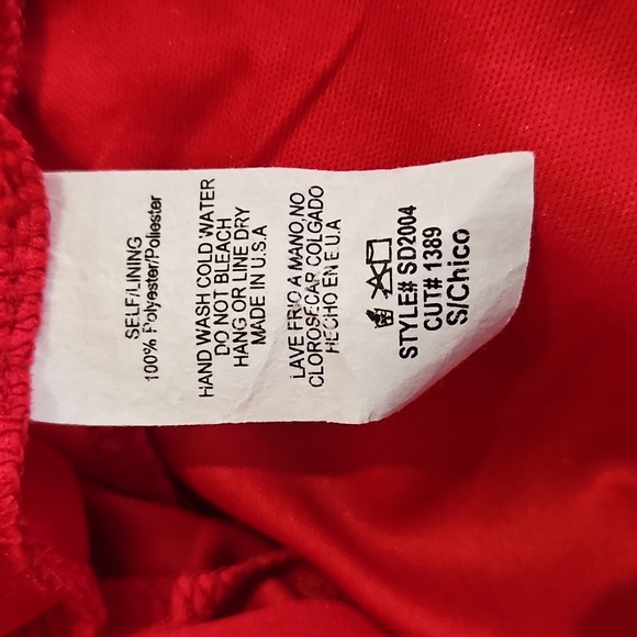 "Style Rack" Red and White Mini Dress with Spaghetti Straps - Size Small - EUC - Picture 3 of 3